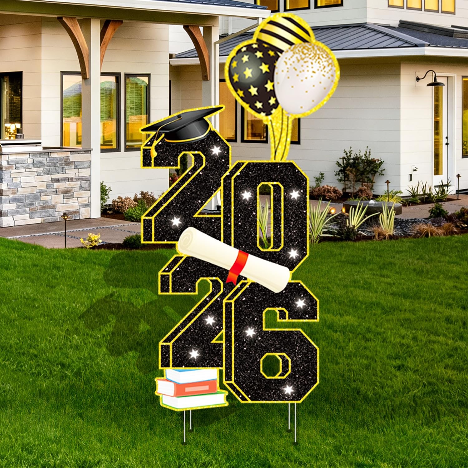 2026 Graduation Decorations 3.5FT Large Class 2026 Graduation Yard Sign Yard …