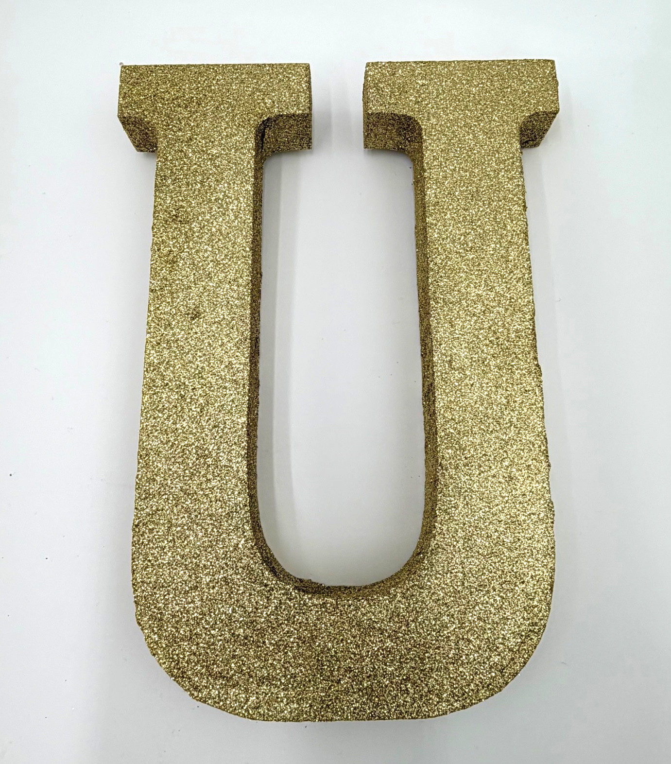 Gold Glitter Letters L I U S Number # 18 Sign Party Decoration Set Pre Owned