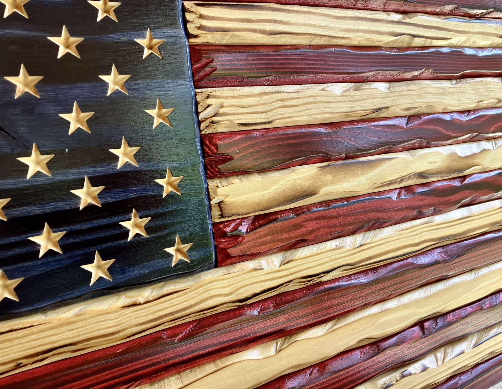 Distressed American Flag, Rustic American Flag, Betsy Ross, Wooden Flag