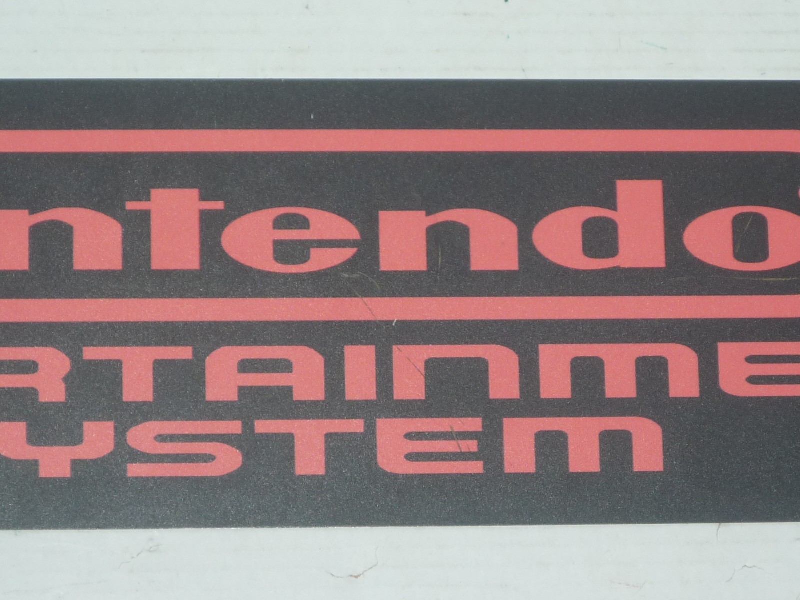 NINTENDO ENTERTAINMENT SYSTEM GAME ROOM METAL SIGN MEASURES 24″ X 6″ VERY NEAT