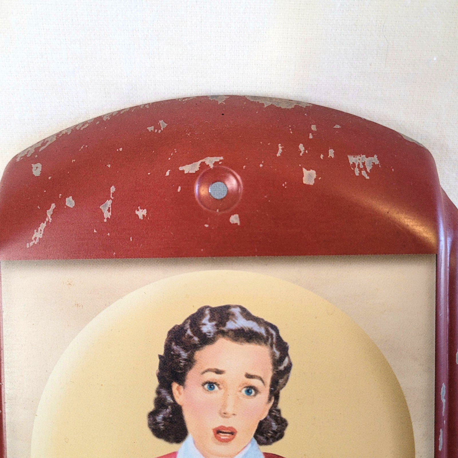 Menopause Hot Flash Thermometer Retro Wall Plaque Metal 17″ Humorous Gift Decor