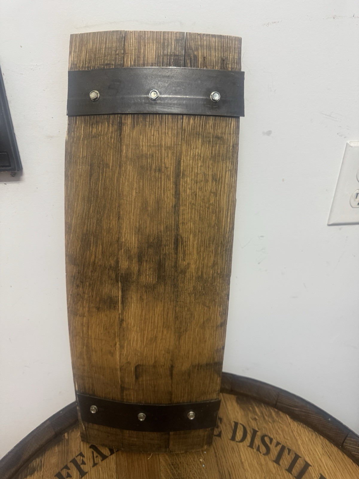 Rustic Bourbon Barrel Plaques “Free Shipping”