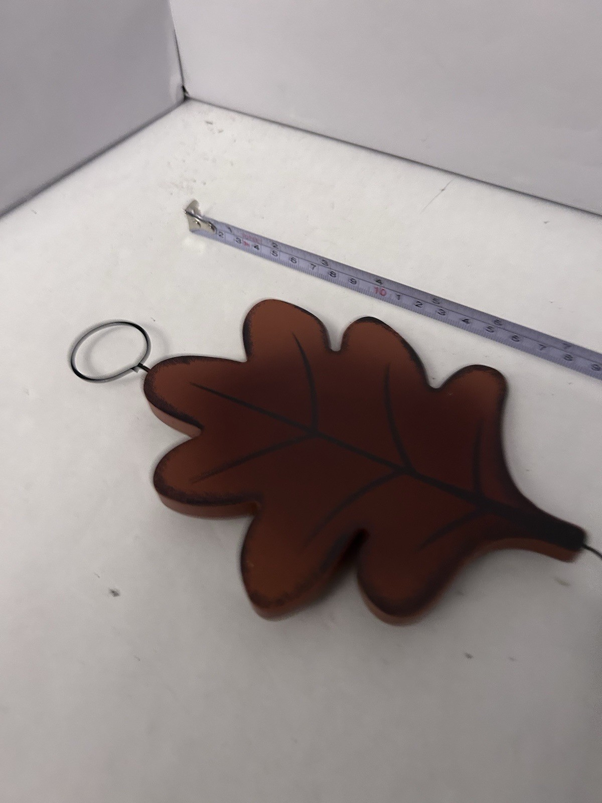 Fall Wall/Door Hanging Decor Wooden Leafs and Acorn Multicolor
