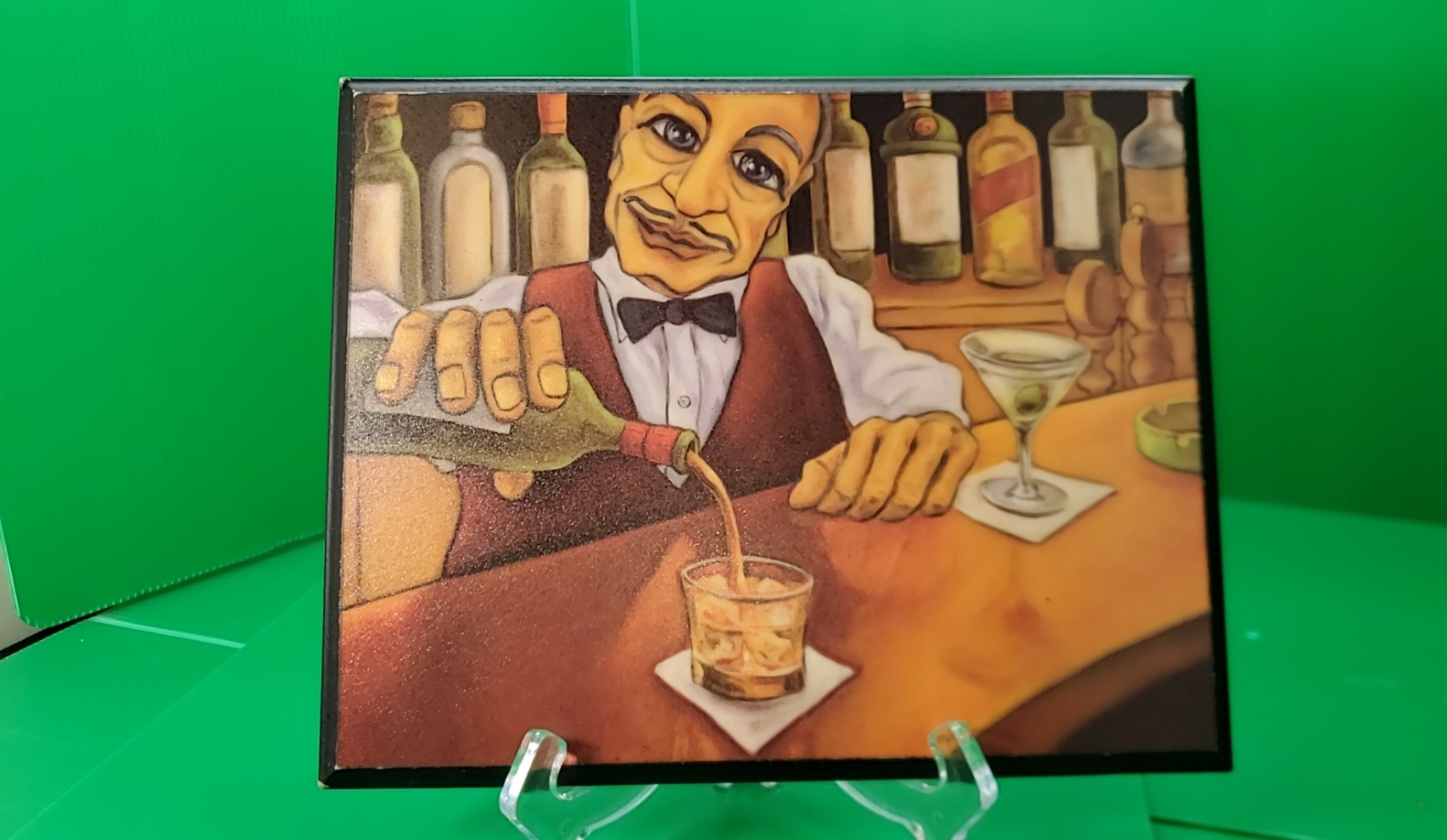 WOODEN PLAQUE 8″X10″INCH -WILL RAFUSE.