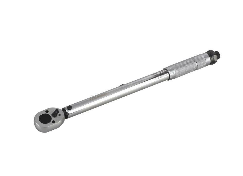 3/8″ Drive Click-Type Torque Wrench (5-80 ft-lb Range) Heavy-Duty Cam & Pawl