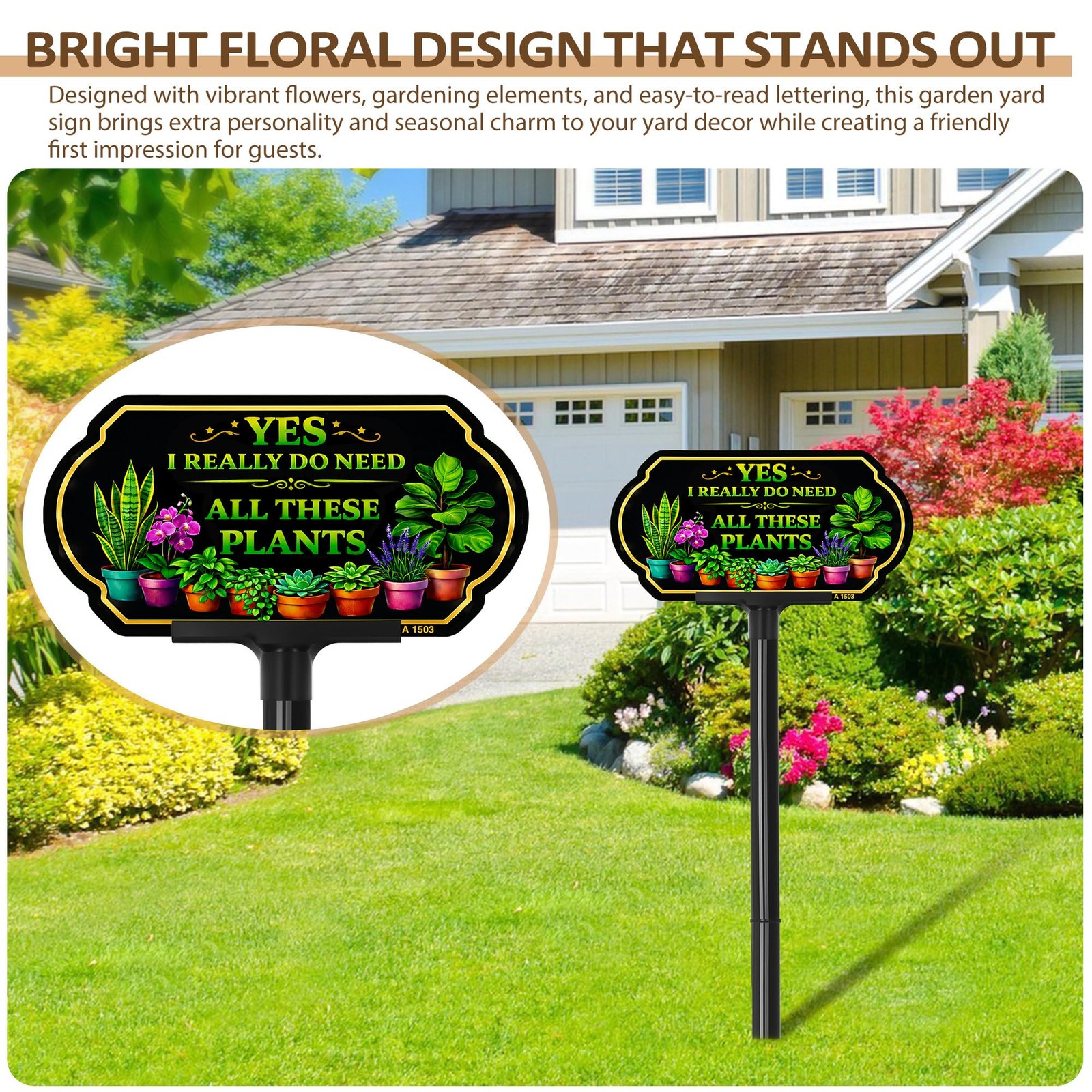 She Shed Sign Outdoor Garden Decor, 10×5 Inch Aluminum She Shed Yard Sign wit…