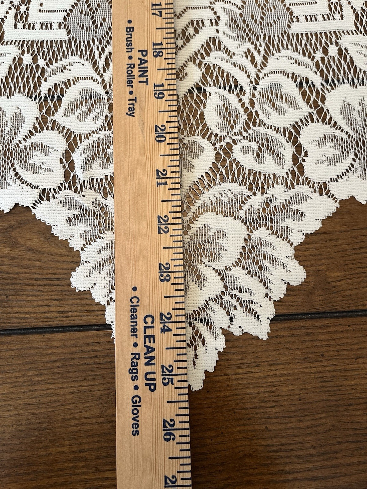 Serenity Prayer Lace Wall Hanging Bird Floral Christian Decor Panel 28”