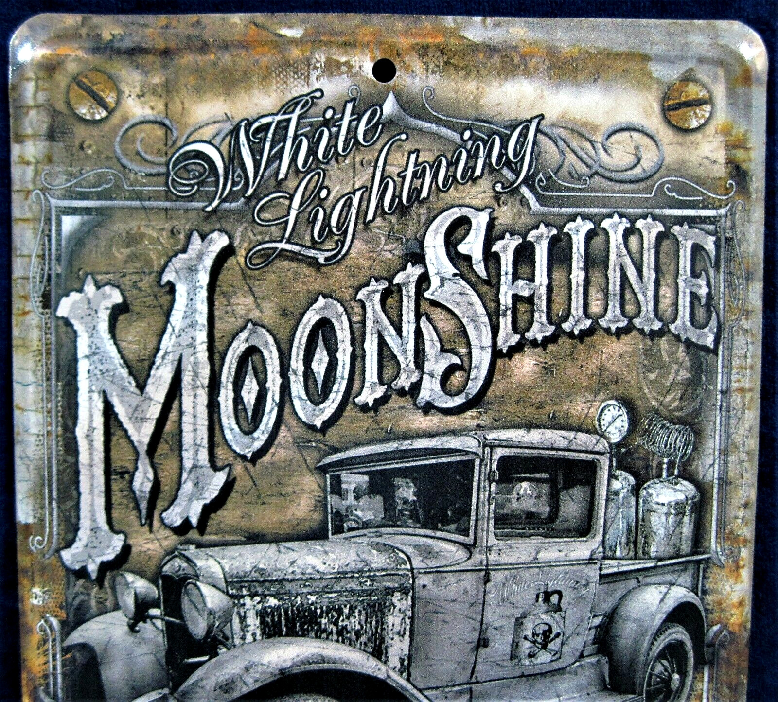 MOONSHINE – *US MADE* – Full Color Metal Sign – Man Cave Garage Bar Pub Décor