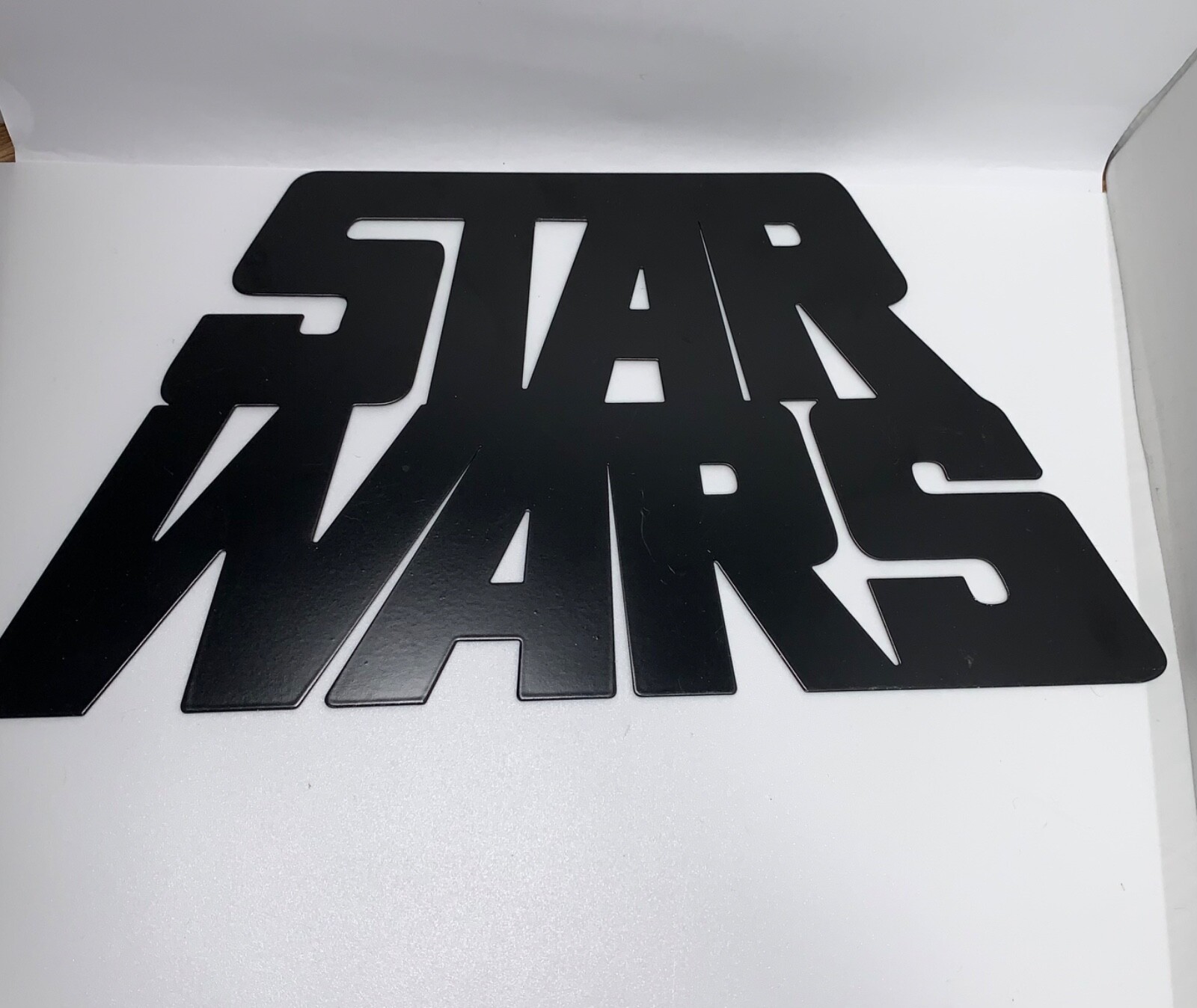 STAR WARS Black Metal Wall Sign