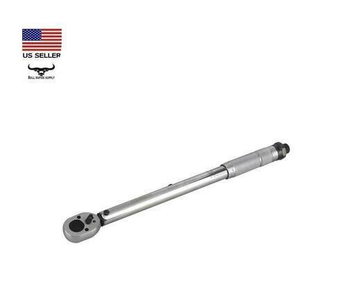 1/2″ Drive Click-Type Torque Wrench (20-150 ft-lb Range) Heavy-Duty Cam & Pawl