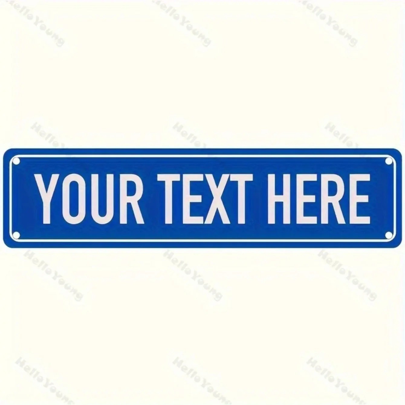 Custom Street Sign – Personalized Aluminum Sign – Custom Metal Sign, Name Sign