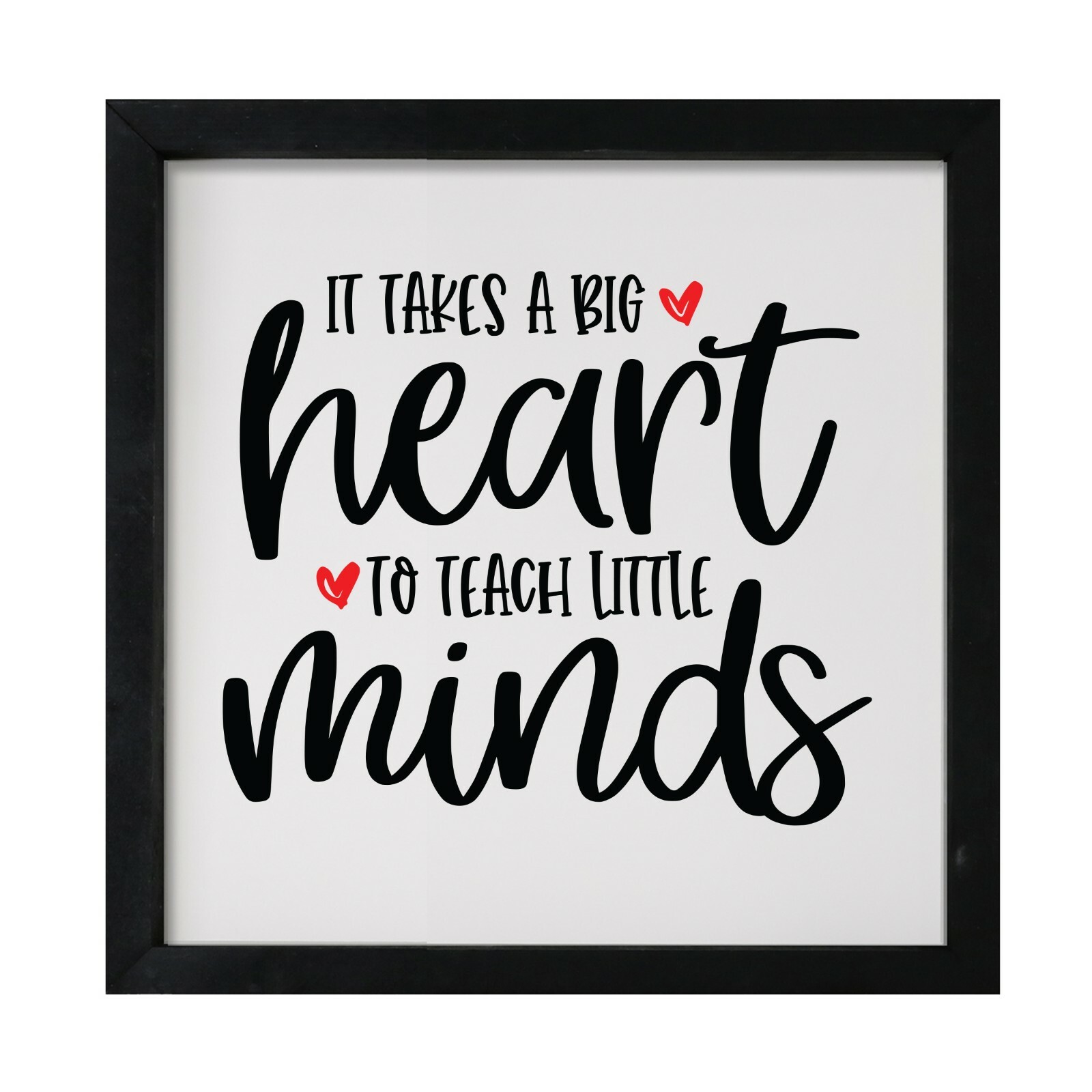 Inspirational 7×7 Wooden Framed Shadow Box Modern Wall Art Decor It Makes A Big
