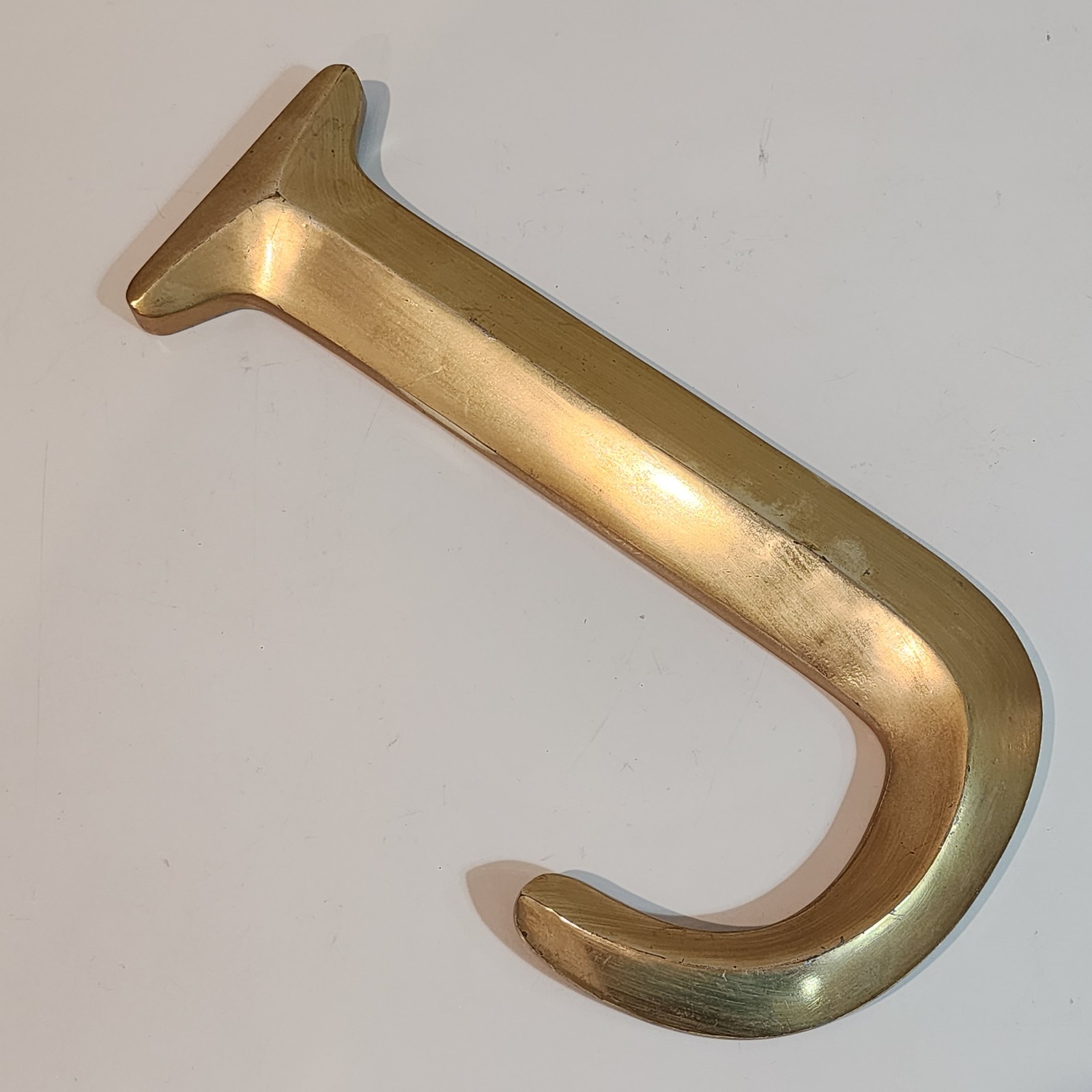 Vintage Sign Marquee Letter J Vintage Resin 12 in x 6.5 in Made In Thailand