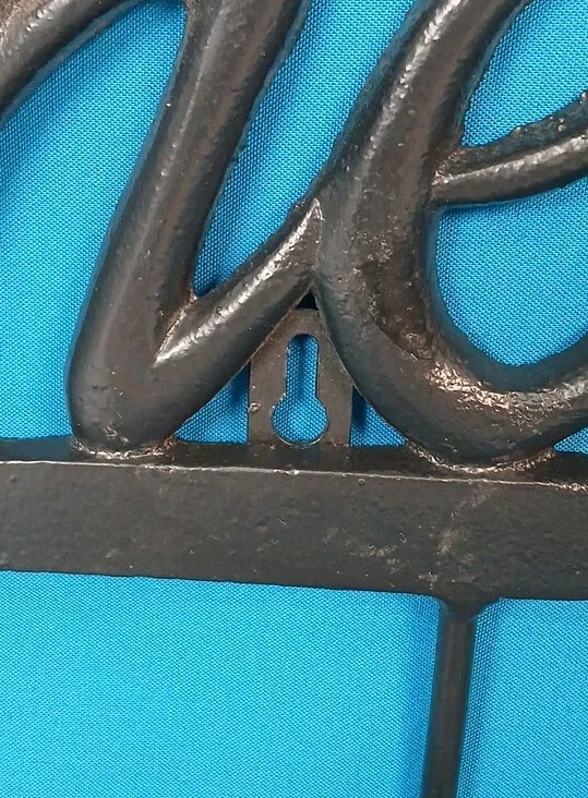 YOURS & MIND Heavy Metal Laundry Room Signs with Hooks To Hang Things – 5 lbs