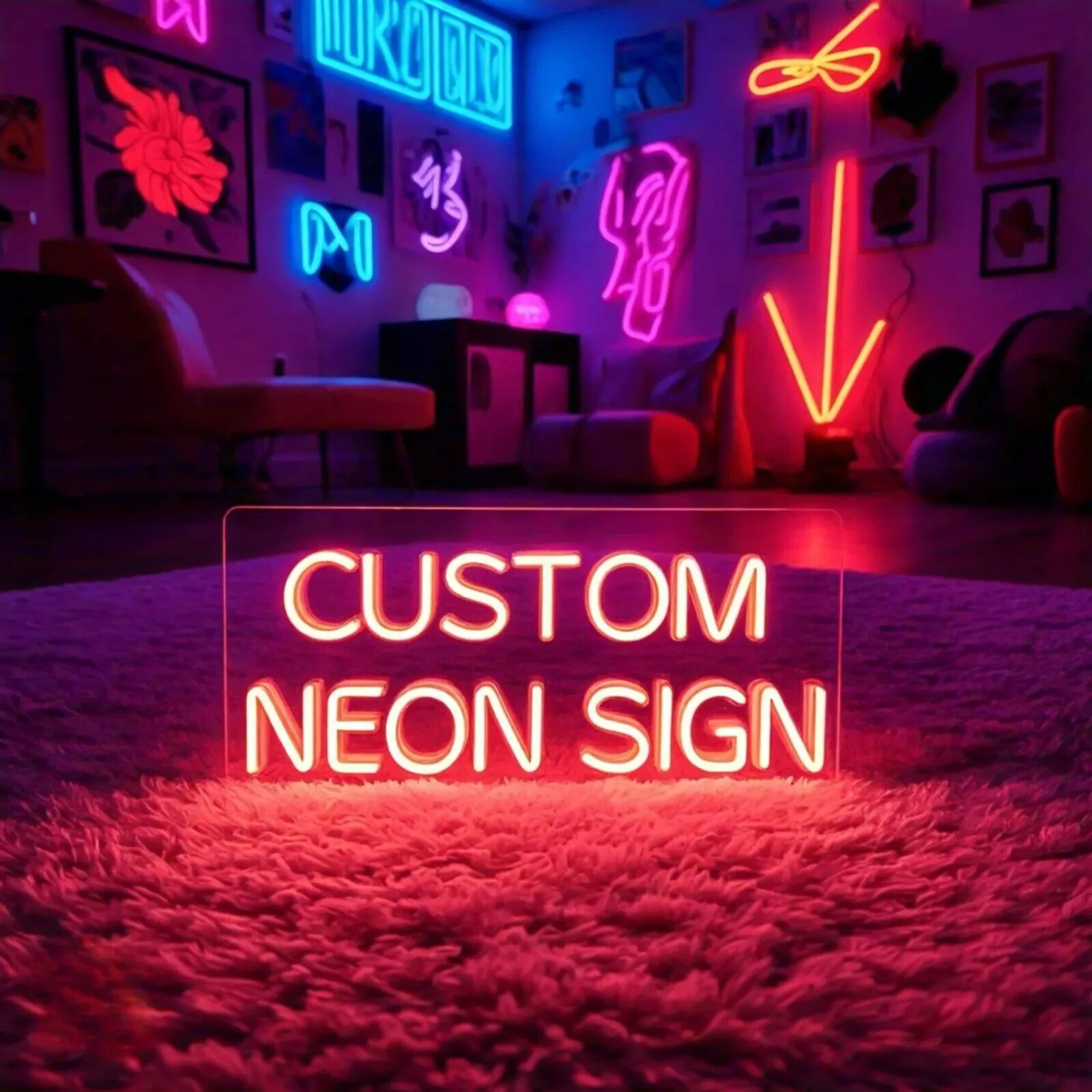 Custom Neon Signs Personalized LED Wall Décor for Home, Business&Special Events