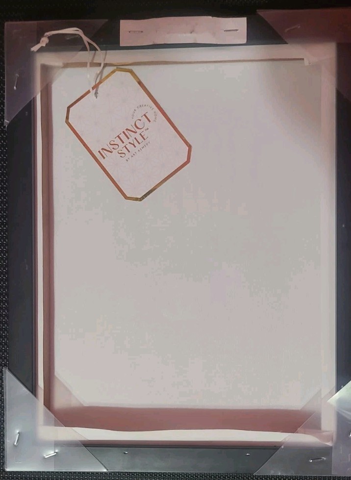 INSTINCT STYLE LUXURY INSPIRED MATCHBOOK WALL ART WITH GLITTER DETAIL NWT