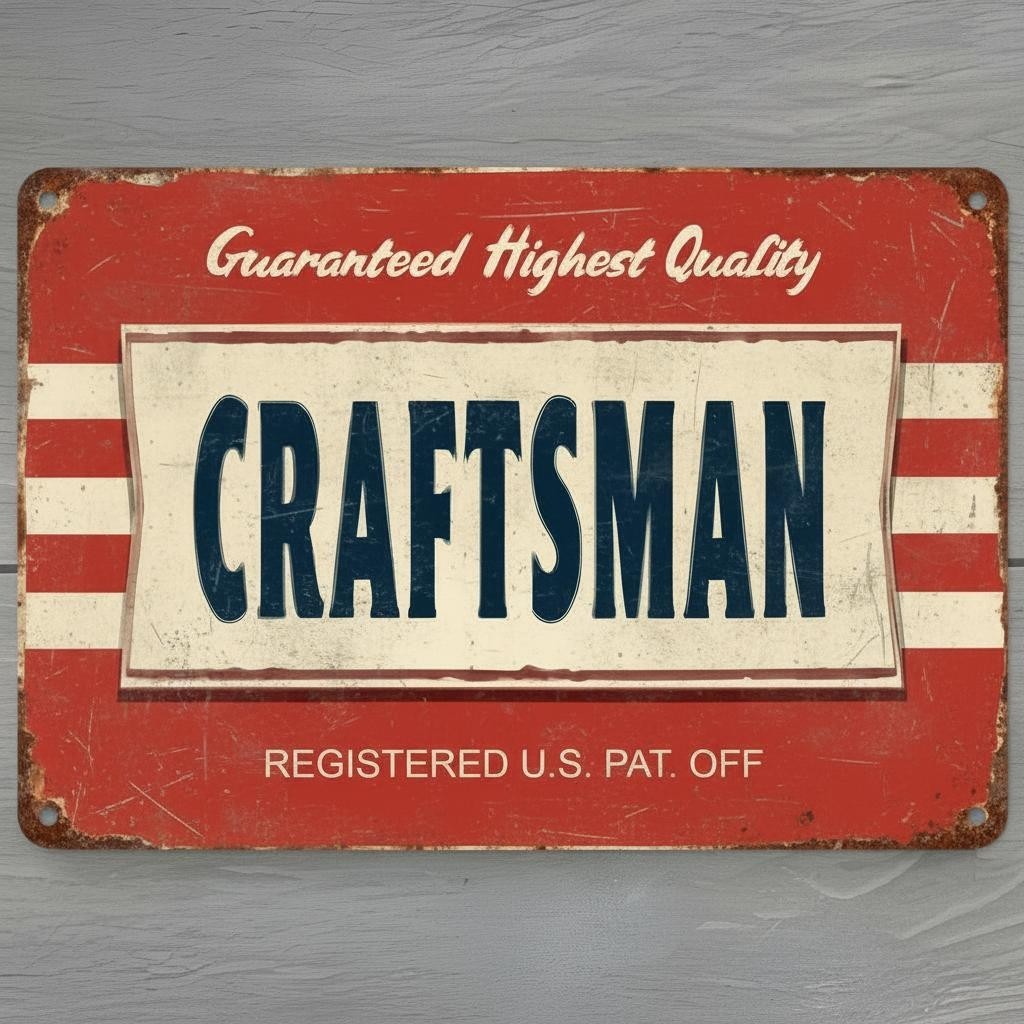 Craftsman Guaranteed High Quality 8 x 12 Vintage Novelty Metal Sign USA Made New