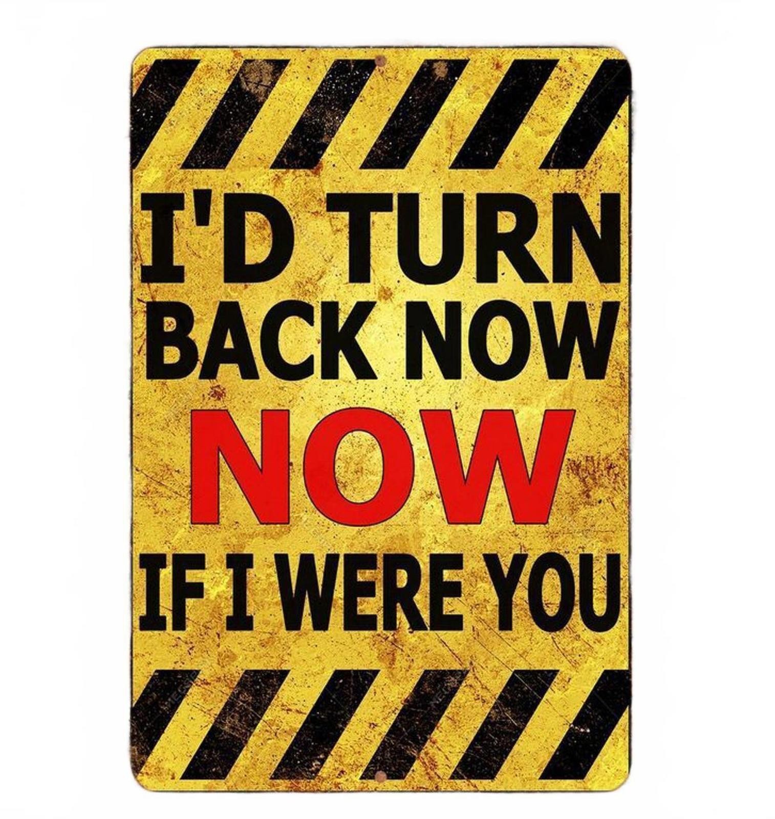 Trespassing Warning Sign BanginPrints Aluminum 8×12 Metal Outdoor