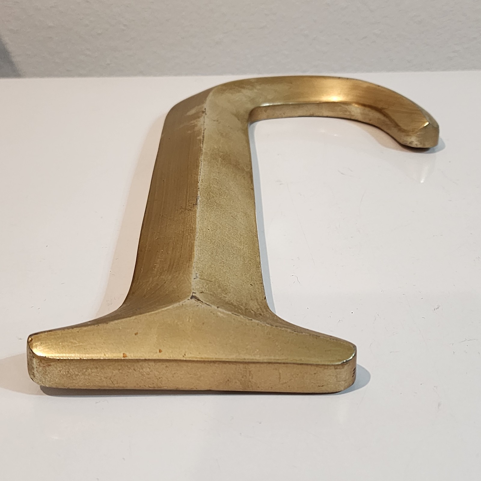 Vintage Sign Marquee Letter J Vintage Resin 12 in x 6.5 in Made In Thailand