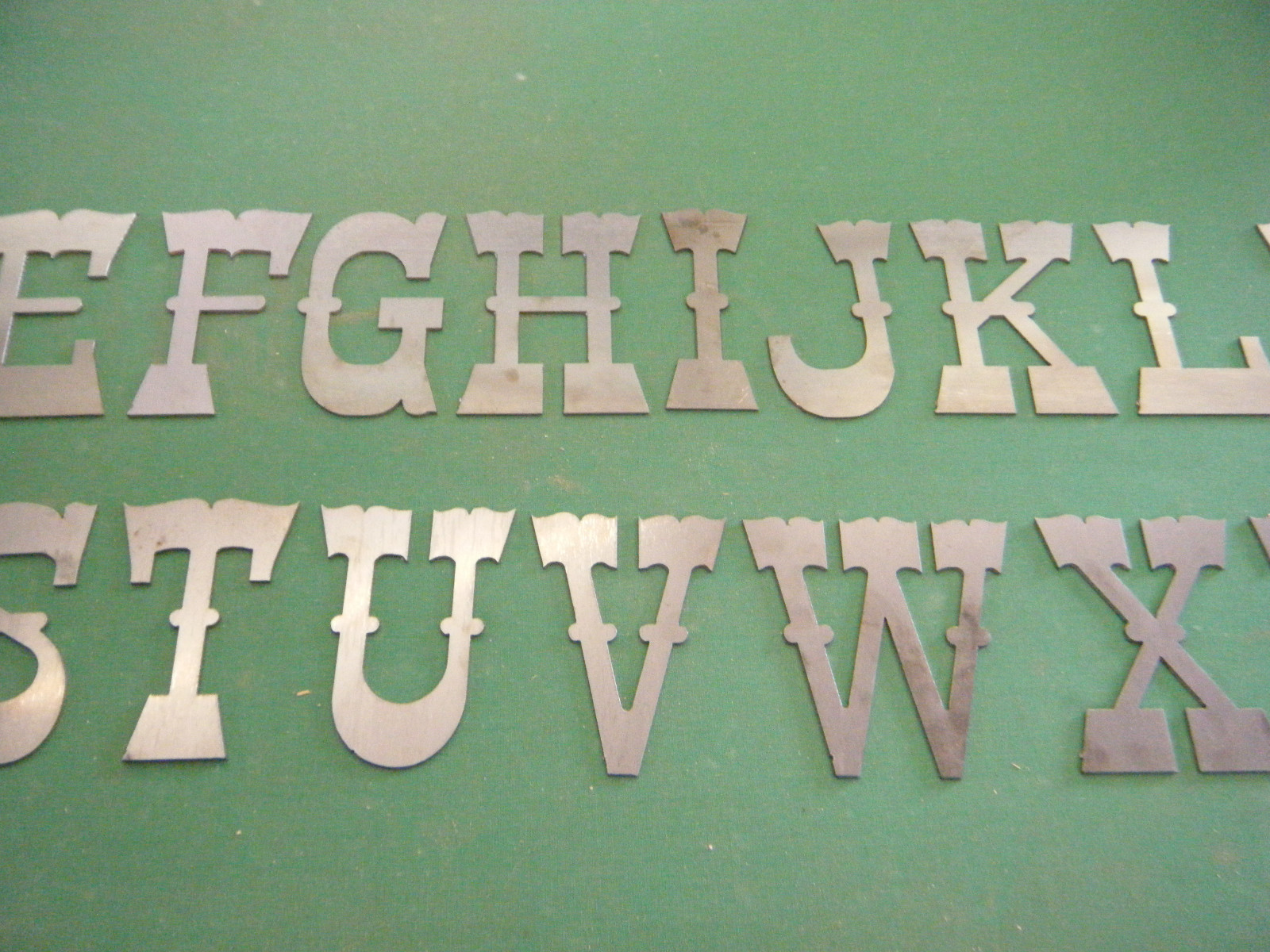 WESTERN STYLE 10″ Metal Letters