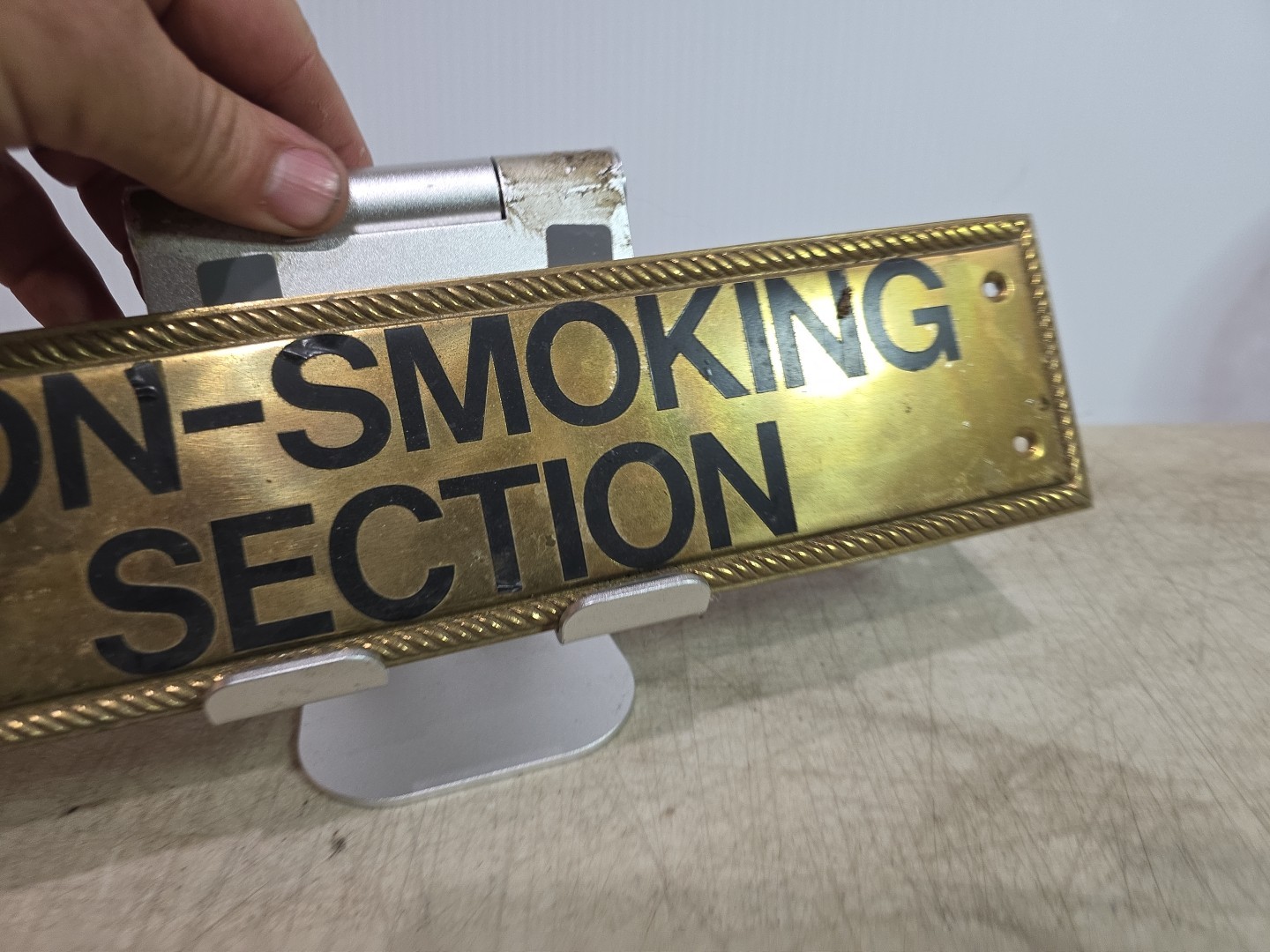 Solid Brass Door or Wall Sign Plaque 12″ X 3″ X 1/4″ PLAIN