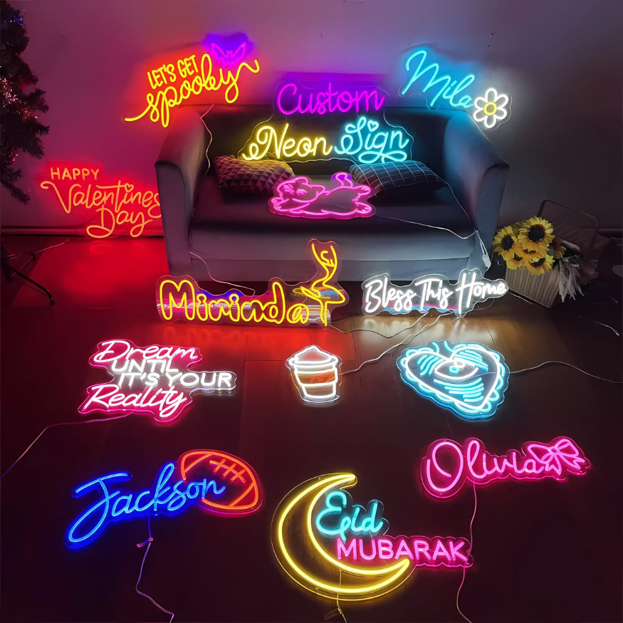 LED Neon Signs for Custom Home Décor, Weddings, Restaurants, Bars, Wall Art