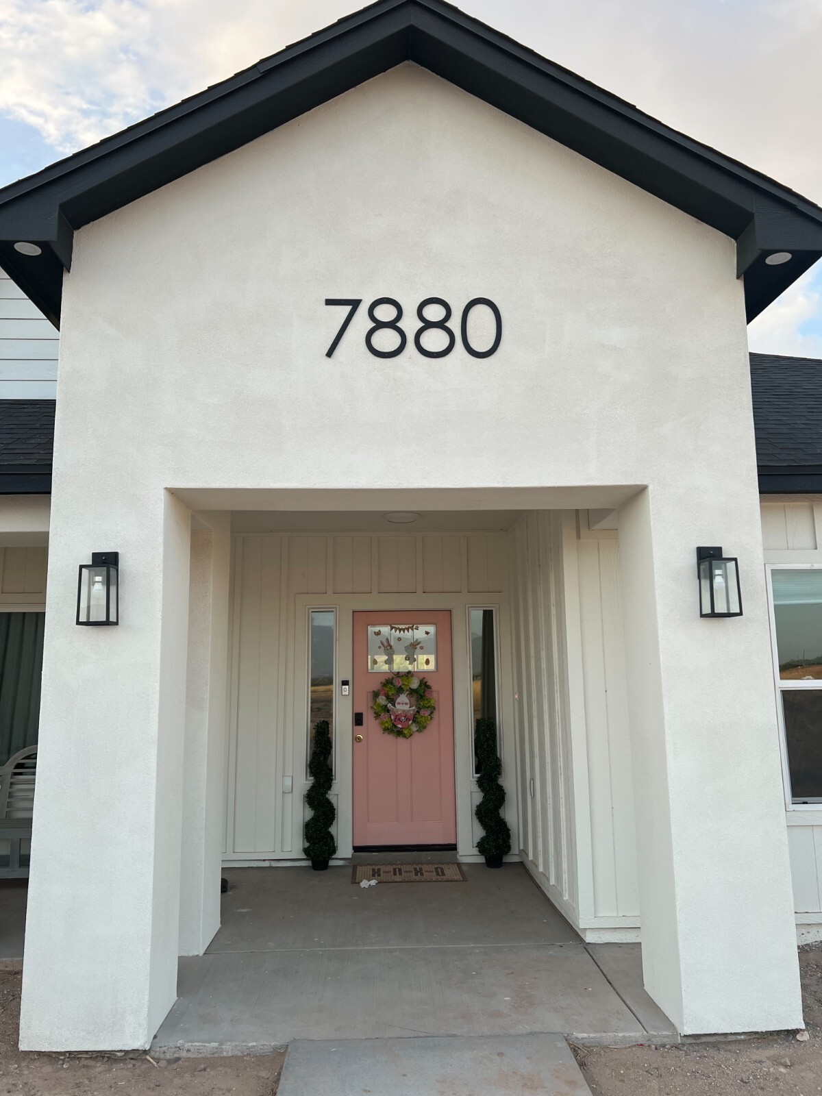 12 inch Modern House Address Numbers Letters, color choices