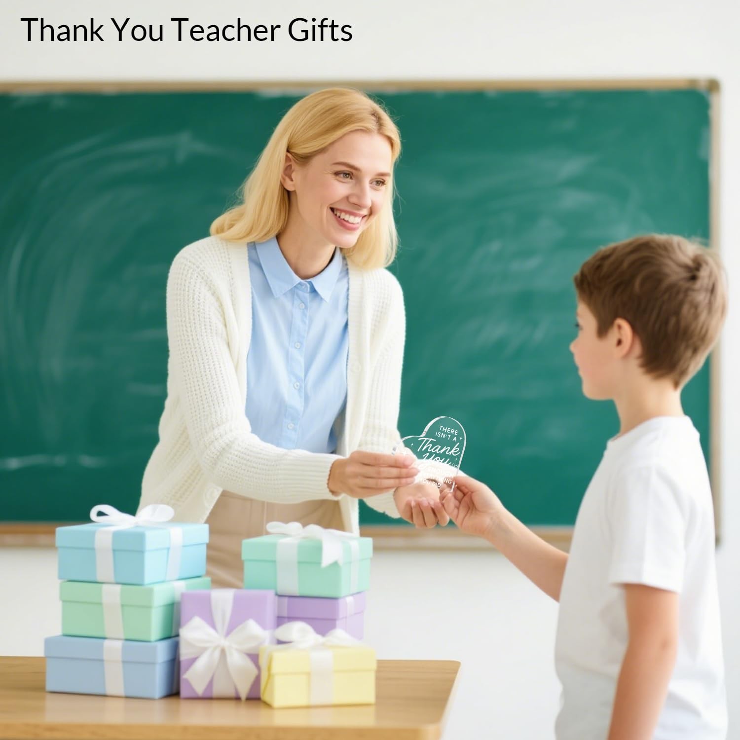 Thank You Gifts for Women Men, Thank You Plaque for Teacher, Nurse, Coworkers…