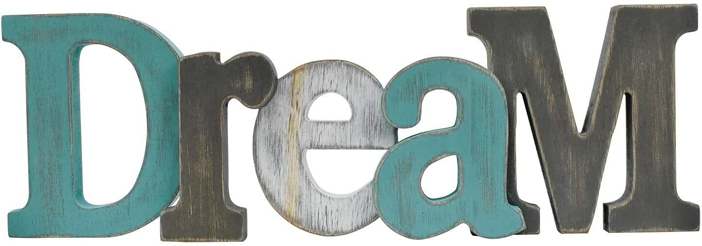Rustic Wood Letters Sign Free Standing Table Top Sign Wall Mounted Letters Decor