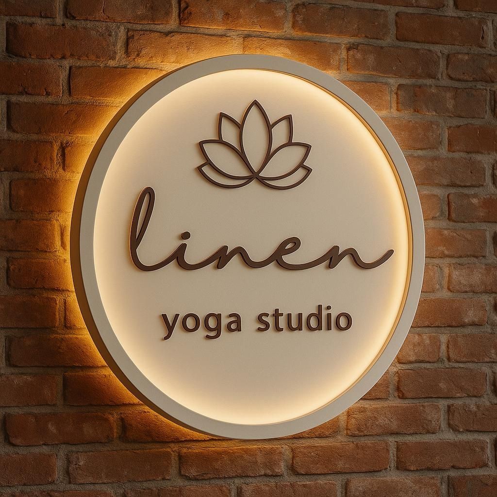 Personalized UV Acrylic Sign| LED Wall Mounted Round Sign| Office Decor UV Sign