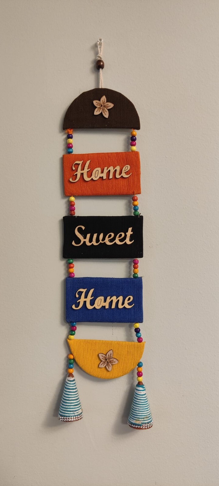 Fully Handmade Home Sweet Home Sign Decor & Wall Hanging — Medium