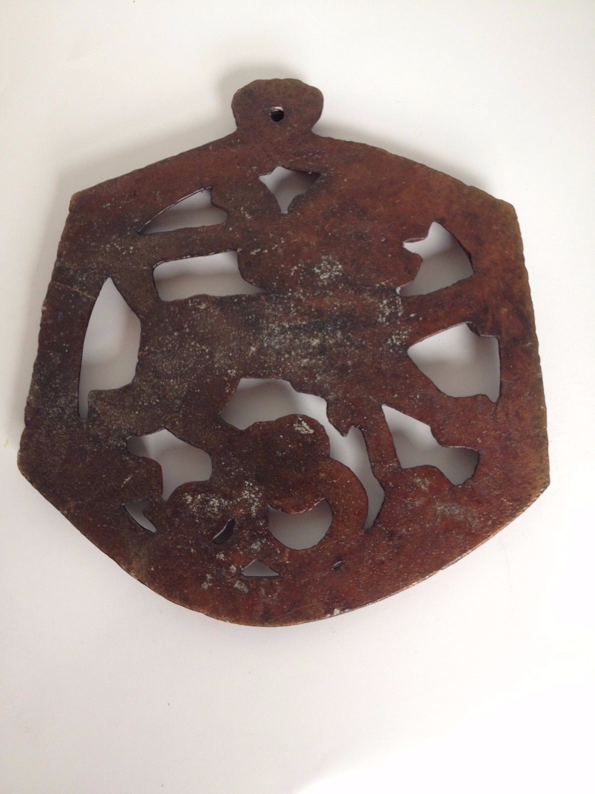 August Birthday Leo Lion wall decor plaque cast metal Zodiac Vintage