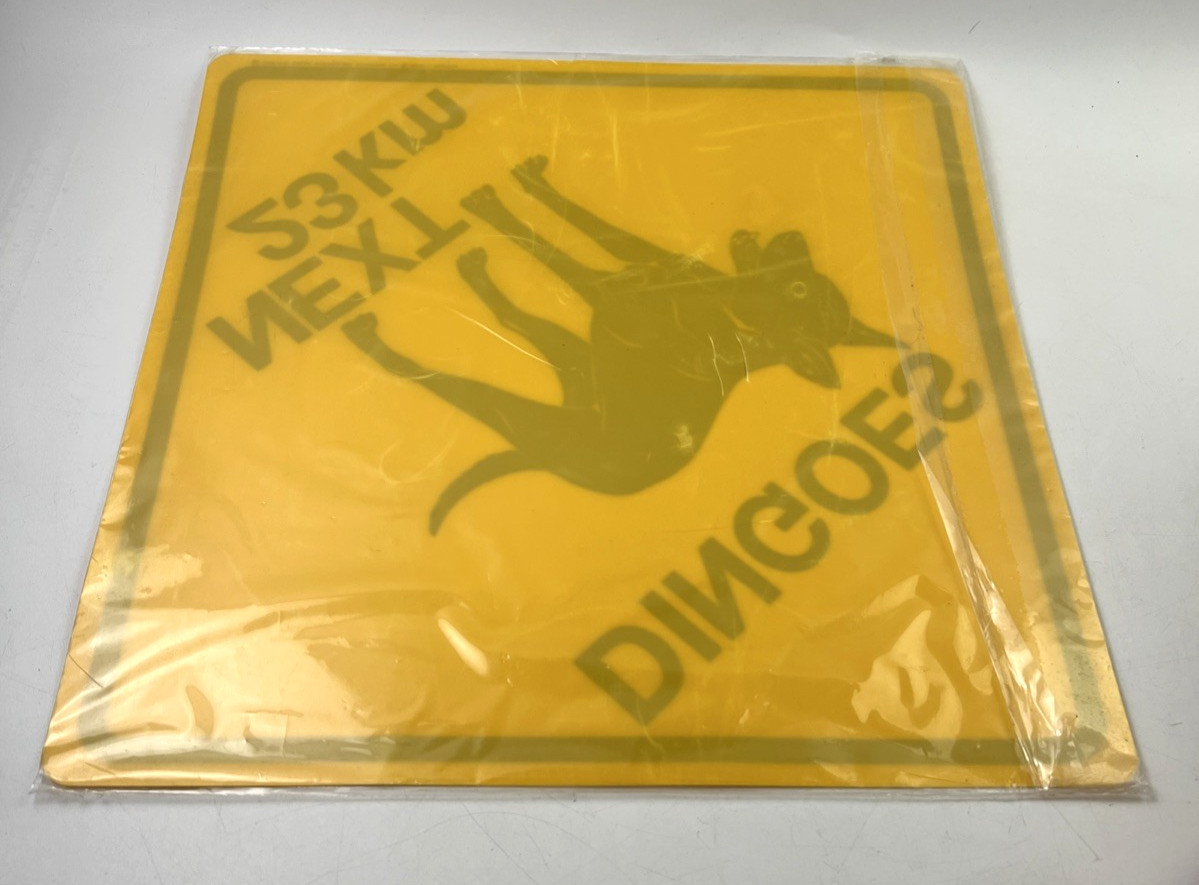 Dingoes Next 23 km – 1985 – The Great Australian Road Sign Co 14.5″ NEW in Pack