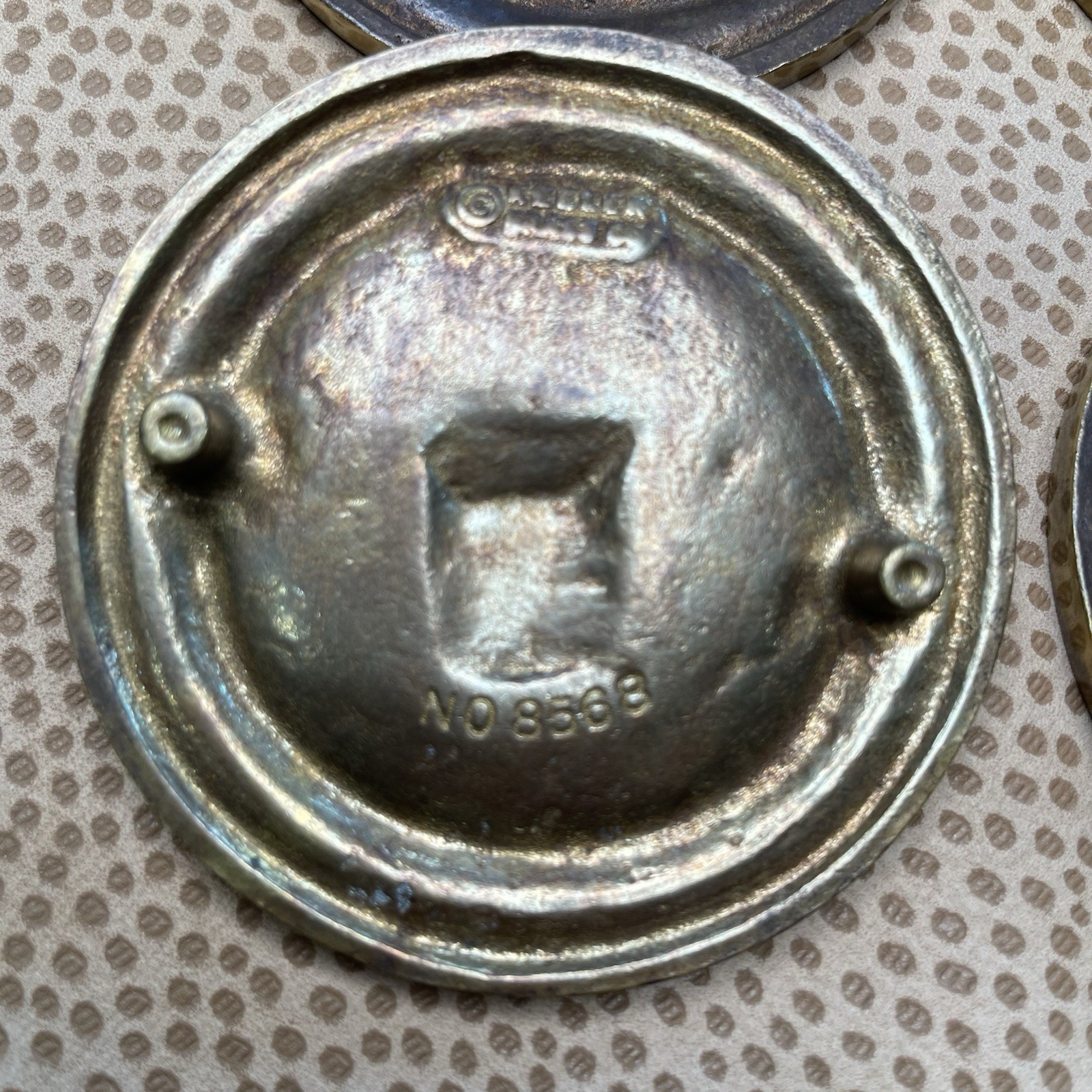 Vtg Keeler Cast Brass Bicentennial Wall Plaques 3.5” Patriotic Americana USA 250