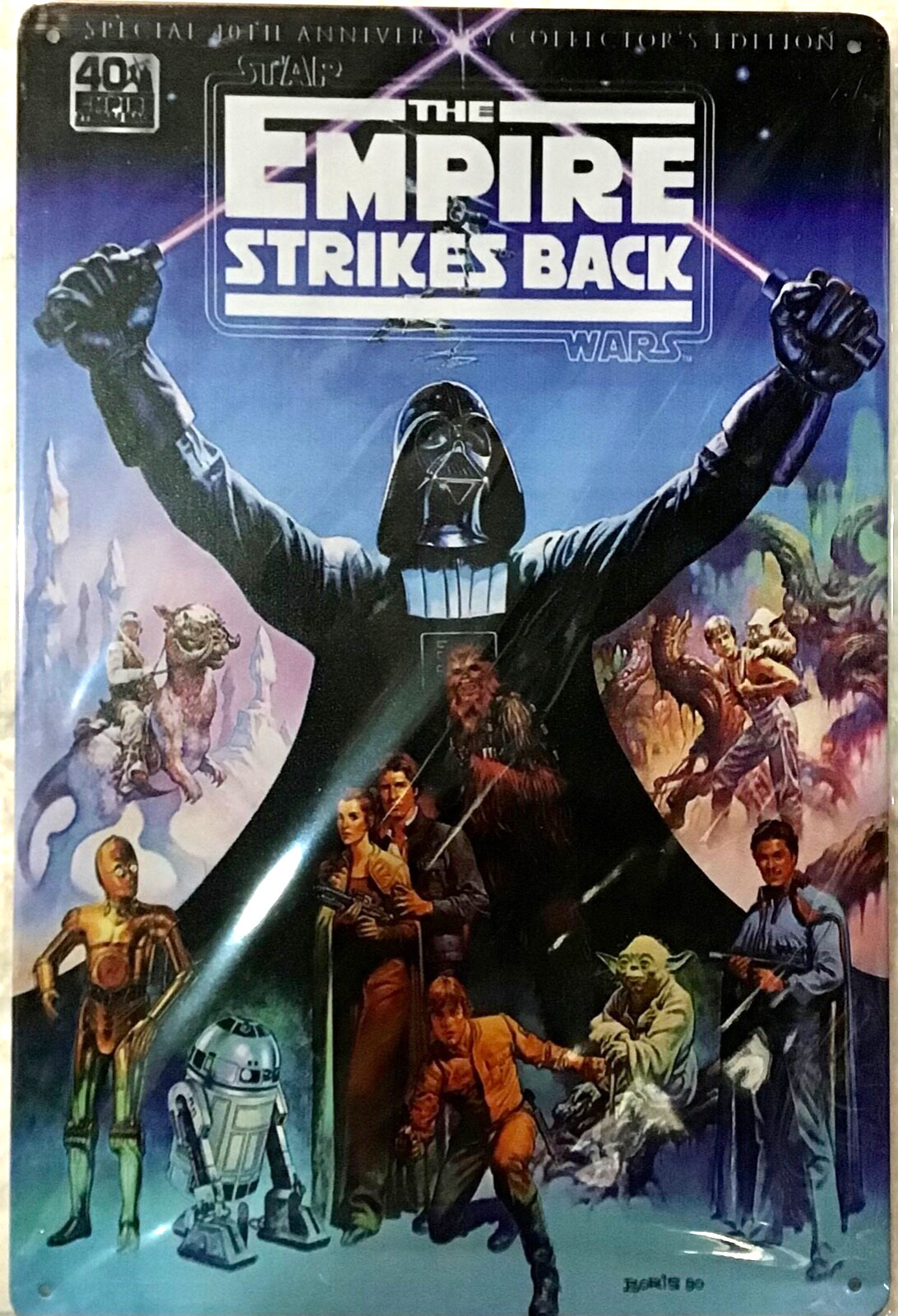 FREE SHIPPING! Buy or Make offer b4 it’s SOLD! TIN SIGN 8×12 Star Wars Empire MM