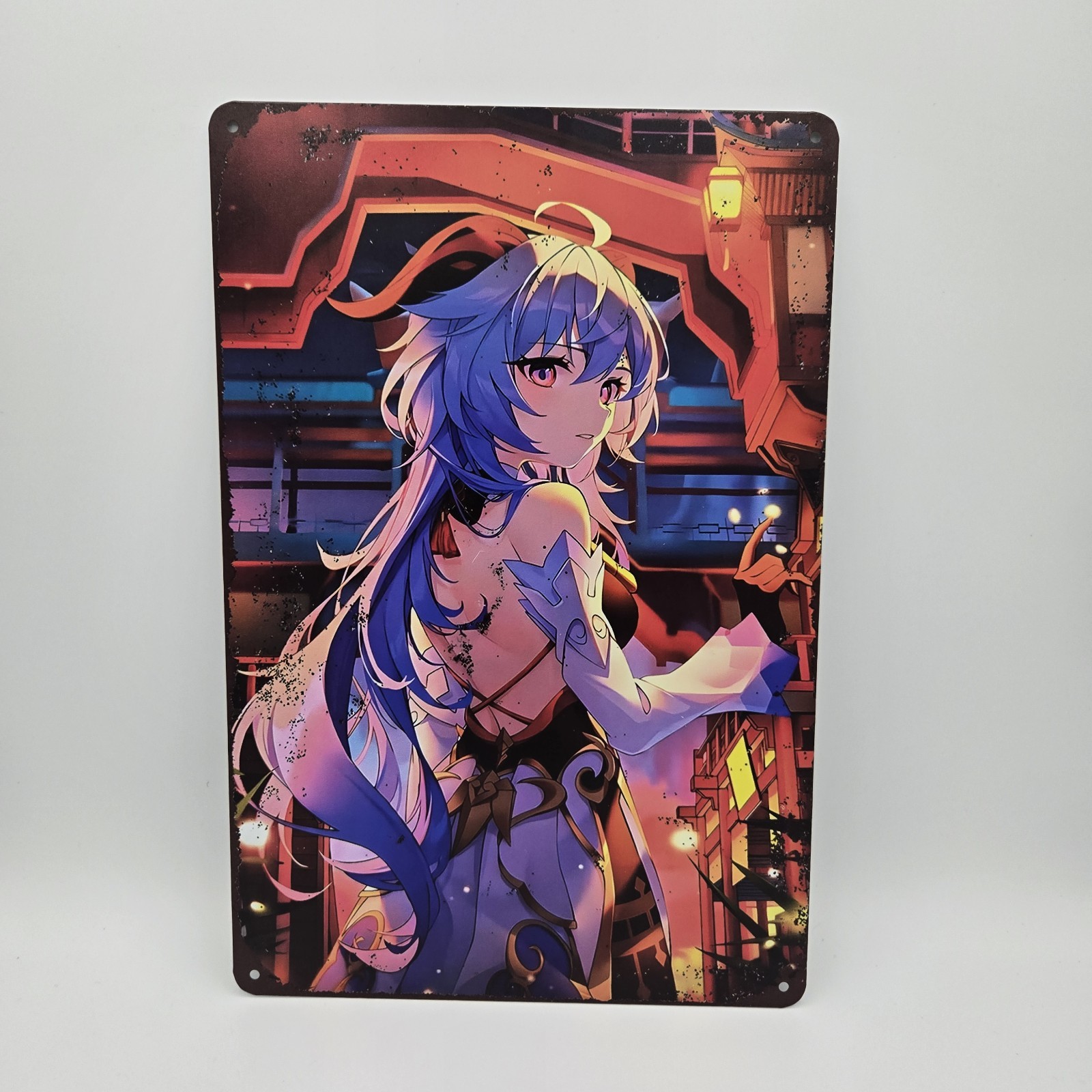 Pinup Anime Girl Metal Tin Sign Wall Posters 8×12