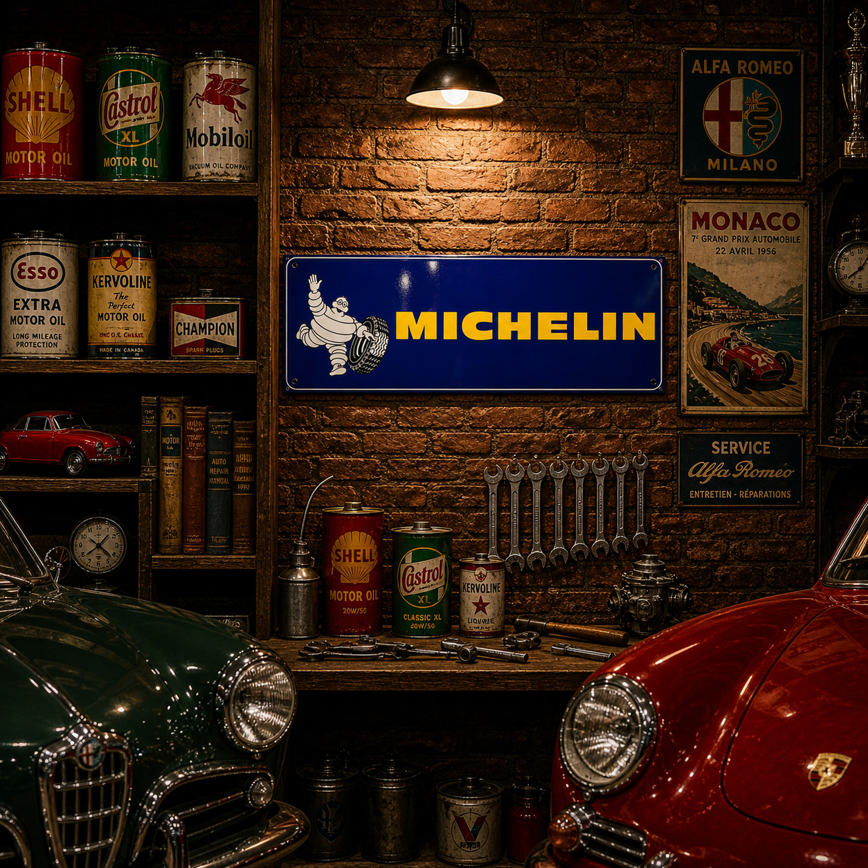 Michelin Bibendum – Tire Advertising Heavy Metal Sign–118 × 40 cm – 46.5” × 15.7
