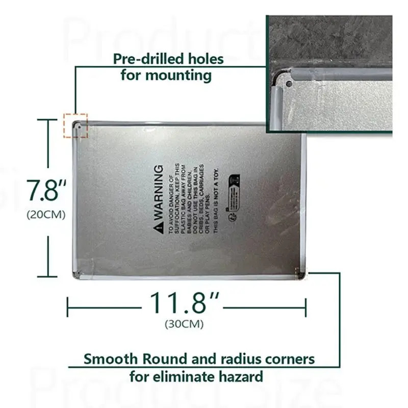 Vintage Metal Tin Poster Christmas Trees Santa Gifts Metal Tin Signs Posters Pla