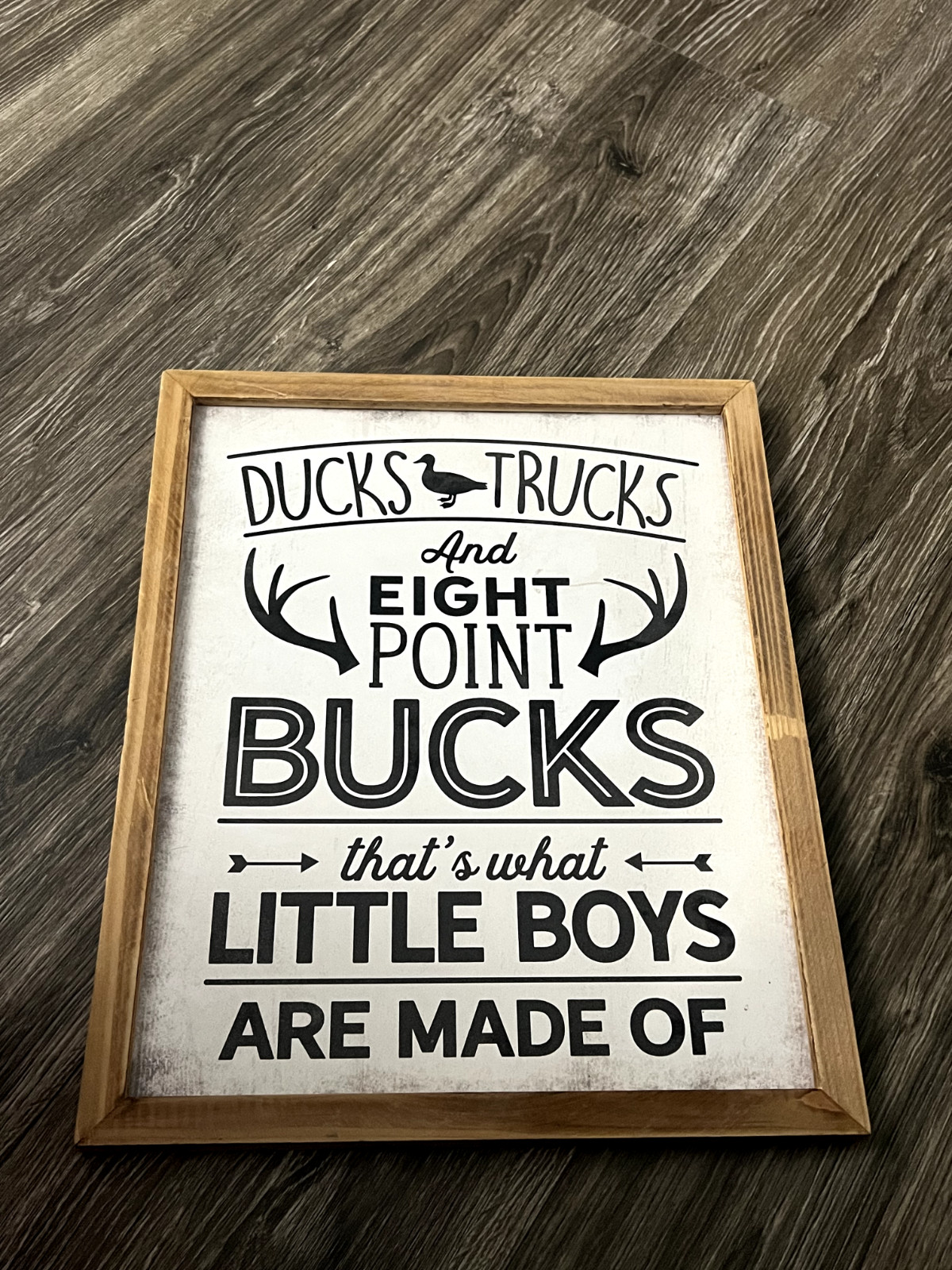 What little boys are made of sign