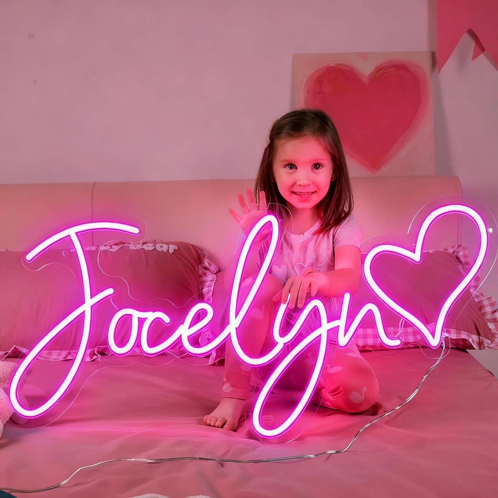 Custom Name Neon Sign Personalized LED Light Bedroom Wall Decor Gift