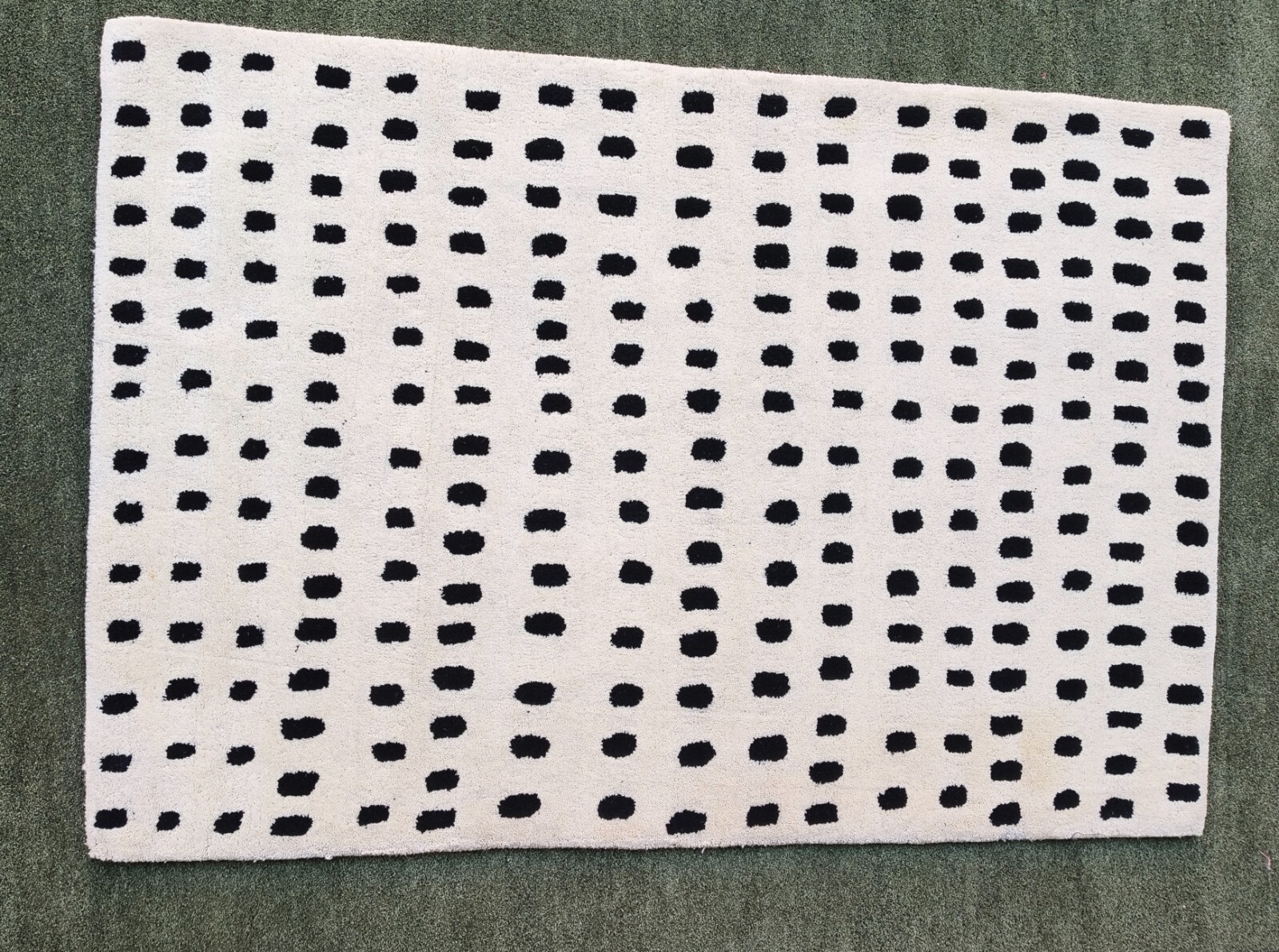 Antelope Vintage Floral Wool Runner Rug Black Cream Traditional Hallway Carpet