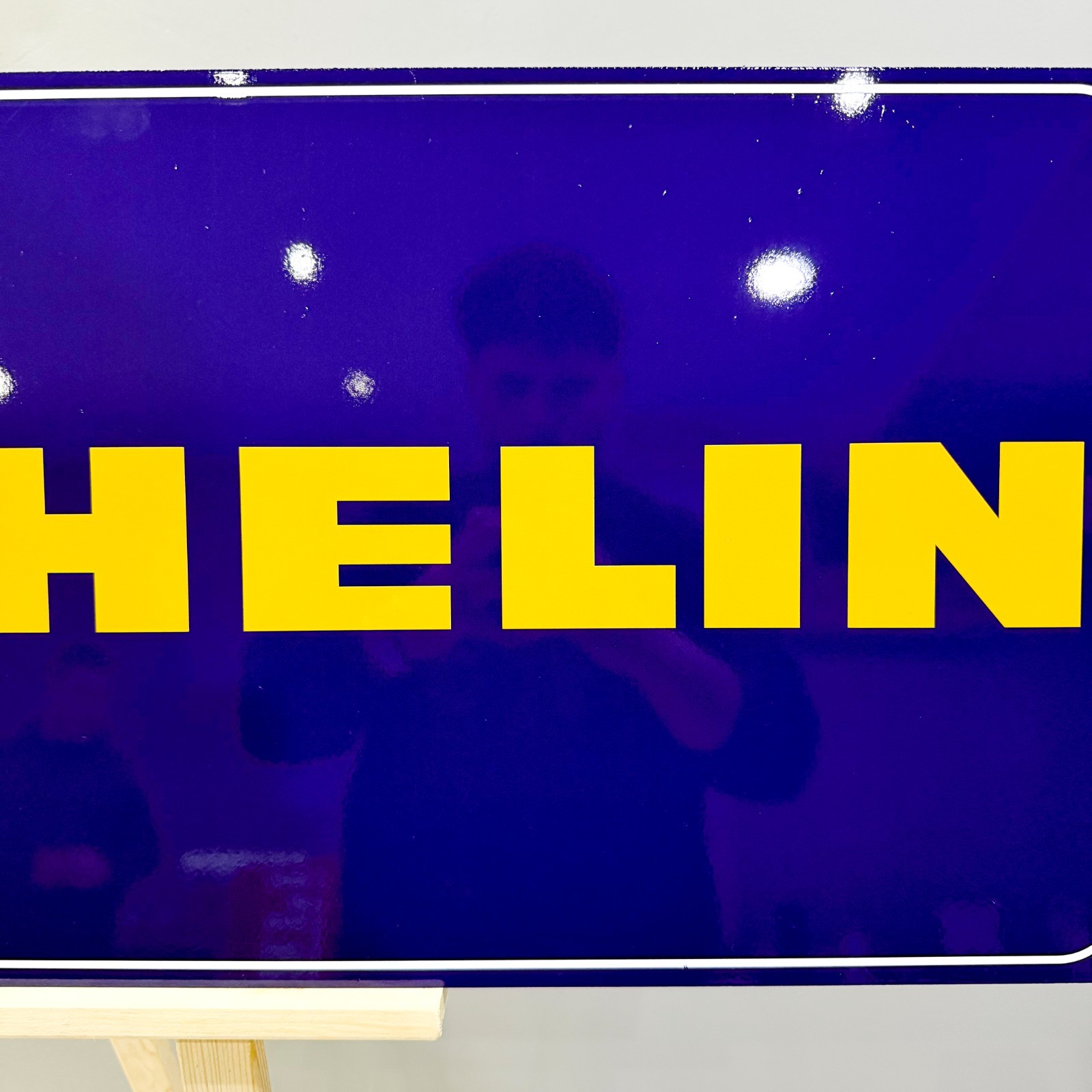 Michelin Bibendum – Tire Advertising Heavy Metal Sign–118 × 40 cm – 46.5” × 15.7