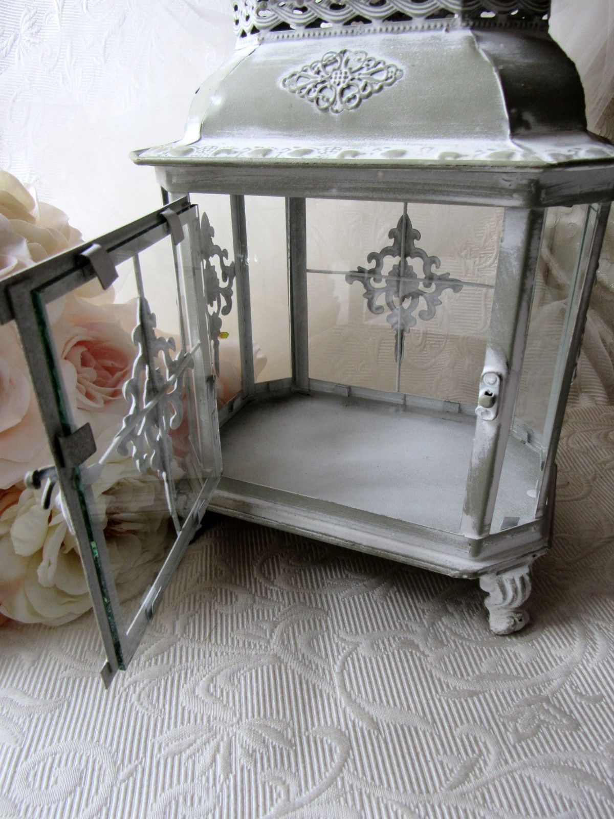 Lantern,Whitewashed Decor,Sage,Patina,Green Decor,centerpiece,Easter,Boho,NEW