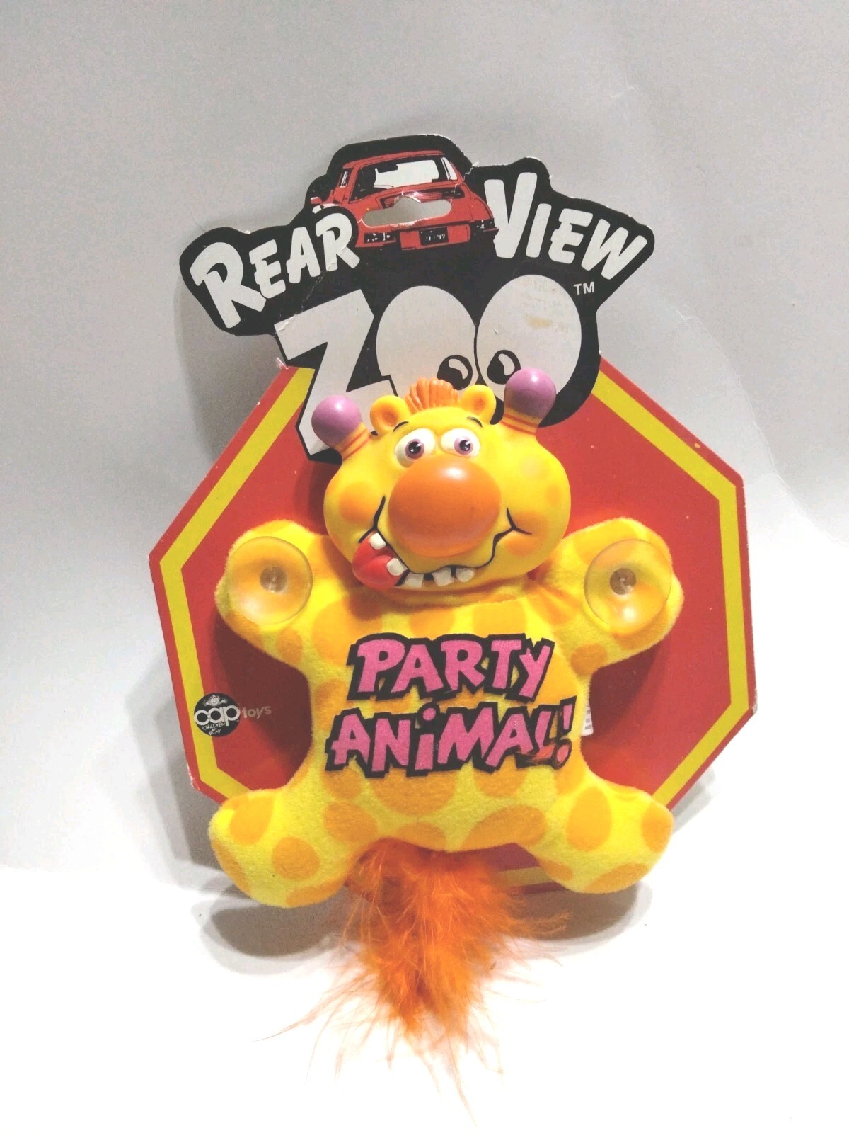 Rear View Zoo Party Animal Decal NEW 1988 Vintage Plush