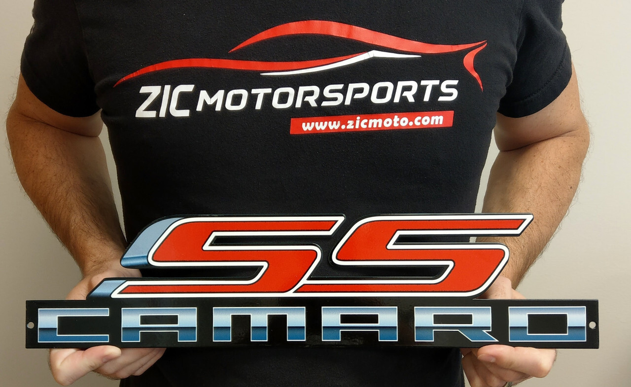 Chevy Camaro SS Steel Sign – Red