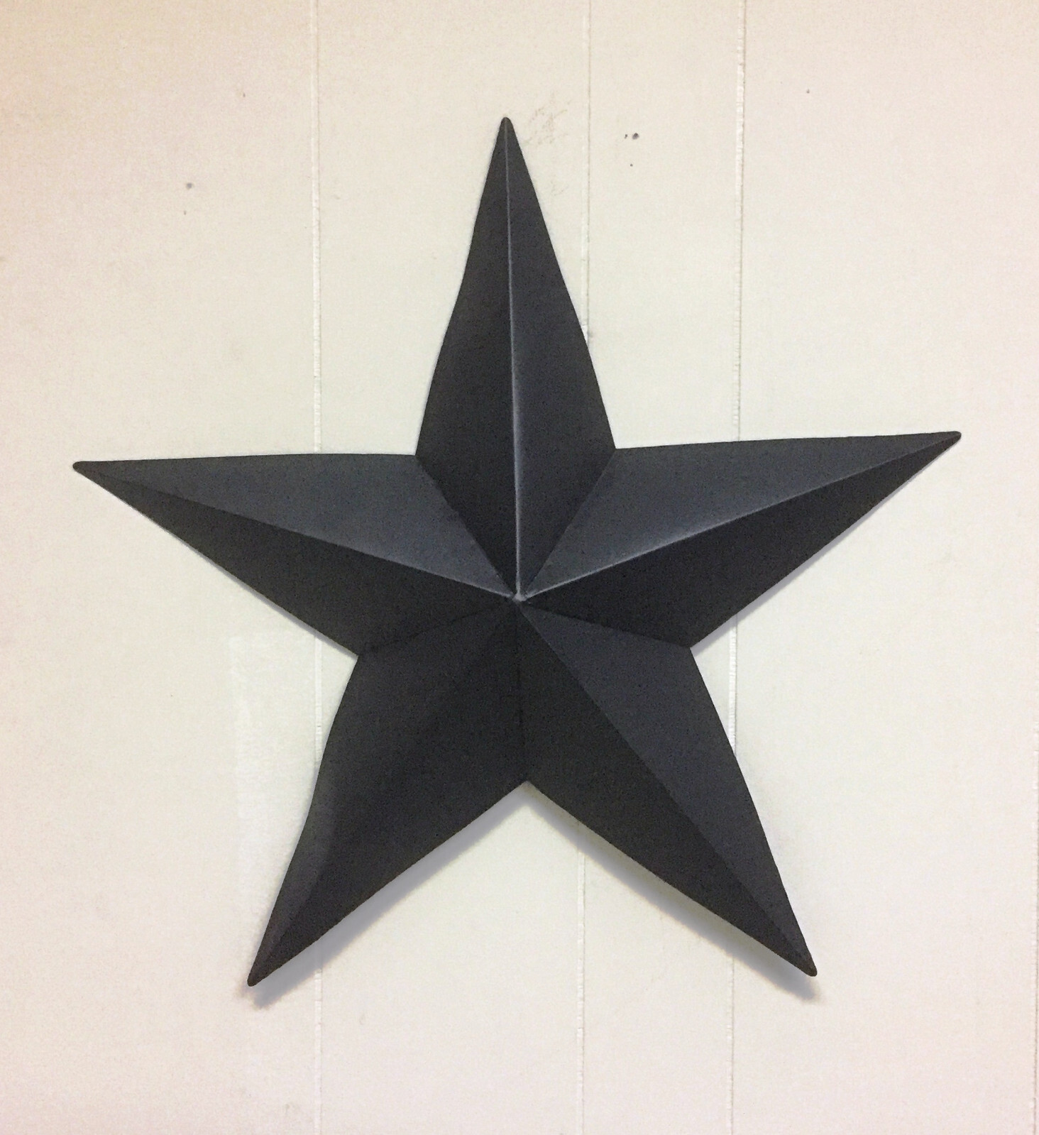 Black Barn Star Metal Vintage Wall Art Farm Home Decor Decoration Plaque 24 inch