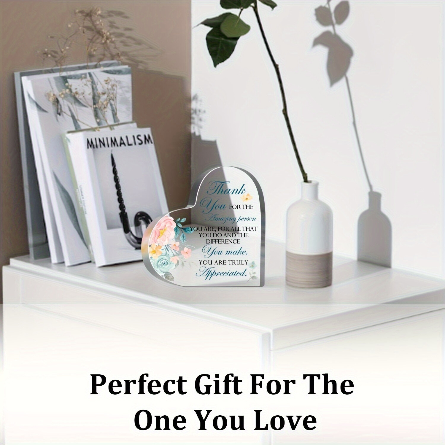 1 PC Inspirational Quotes Gifts Positive Affirmation Acrylic Desktop Decoration