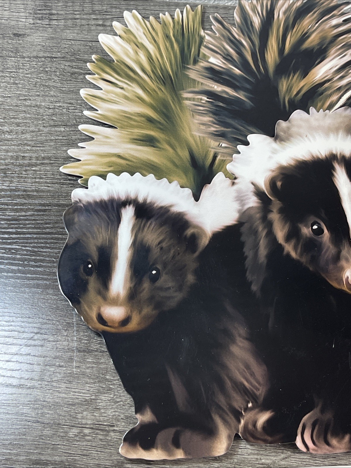 Realistic Skunk Metal Yard Art/Sign Opened Box Complete ￼