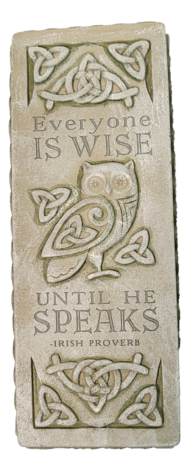 Decorative Outdoor Plaque Key Hider – Everyone is Wise, Until He Speaks