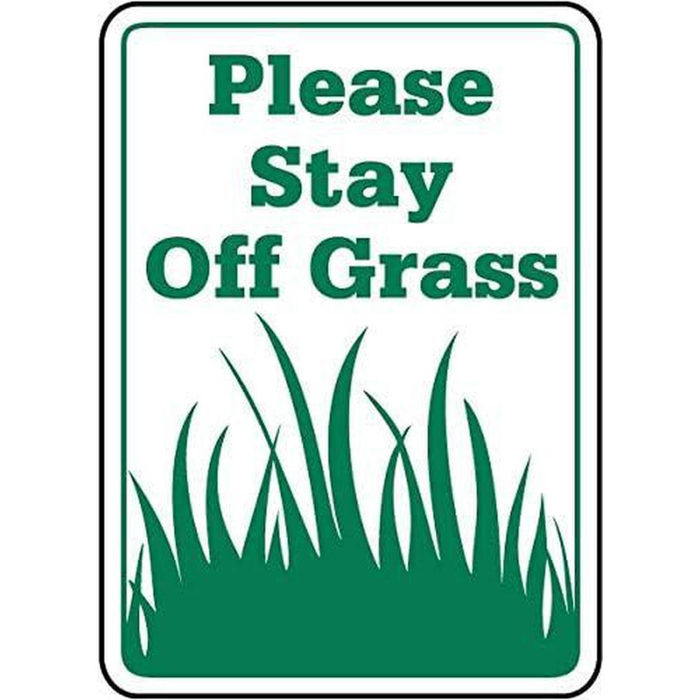 Metal No Trespassing Sign 20.32X30.48 cm